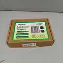 Garden Stakes,6 Inch 11 Gauge 50pcs Galvanized Landscape Staples + 50pcs Gaskets + 1Pick Hook,Tent Stakes Landscaping Fabric SOD Pins for Weed Fabric Barrier,Groud Cover,Fence