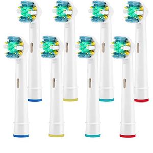 Toothbrush Replacement Heads Refill for Oral Electric Toothbrush Pro 1000 Pro 3000 Pro 5000 Pro 7000 Vitality Floss Action,6  Count with Covers