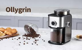 Coffee Grinder Electric Burr Coffee Bean Grinder for 212 Cups, Adjustable Burr Mill for 14 Grinding Settings, Stainless Steel