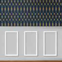 COUKIU Pre-Cut 3 Set Peel and Stick Wall Molding Trim Kit, 12" x24" Premade Wainscoting Panels, Self Adhesive Moulding Panel for Interior Walls Picture Frame