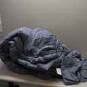 Bedsure Comforter Set King Size - Cotton Fabric with Microfiber Inner Fill, Denim Blue Soft Bed Set for All Seasons, 3 Pieces, 1 Comforter (104" x 90") and 2 Pillow Cases (20" x 36")