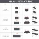 JPGGD Leaf Couch Blanket Cover,Chenille Sofa Covers Washable for Dogs,Couch Covers for Sofa, Soft Slipcovers for Couches and Sofas Pet Friendly or 2-3 Cushion Couch1pc, Black, 71"134"