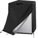 Beverage Refrigerator Cover for Most 24 Inch Drink Fridge, Waterproof&Dustproof Wine Refrigerator Cover for Protecting Upright Freezers-Suitable for most 3.0 Cubic Freezer(24"W x 24"D x 34"H)