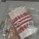 Christmas Door Mat Combo Set - 100% Coco Coir Welcome Mat + 28 x 43 Inch Red and Black Plaid Rug, New Year Holiday Christmas Collection Doormat for Front Porch Entryway Decorative