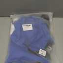 DUDHUH Mens Hoodie Fashion Pullover Letter Print Tracksuit Techwear Casual Coat Hip-Hop Sweatshirt Blue size small