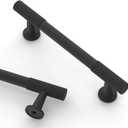 Asidrama 10 Pack 3.75 Inch(96mm) Matte Black Cabinet pulls Kitchen Cabinet Handles, Cabinet Pulls Kitchen Cabinet Hardware for Cupboard Drawer Pulls