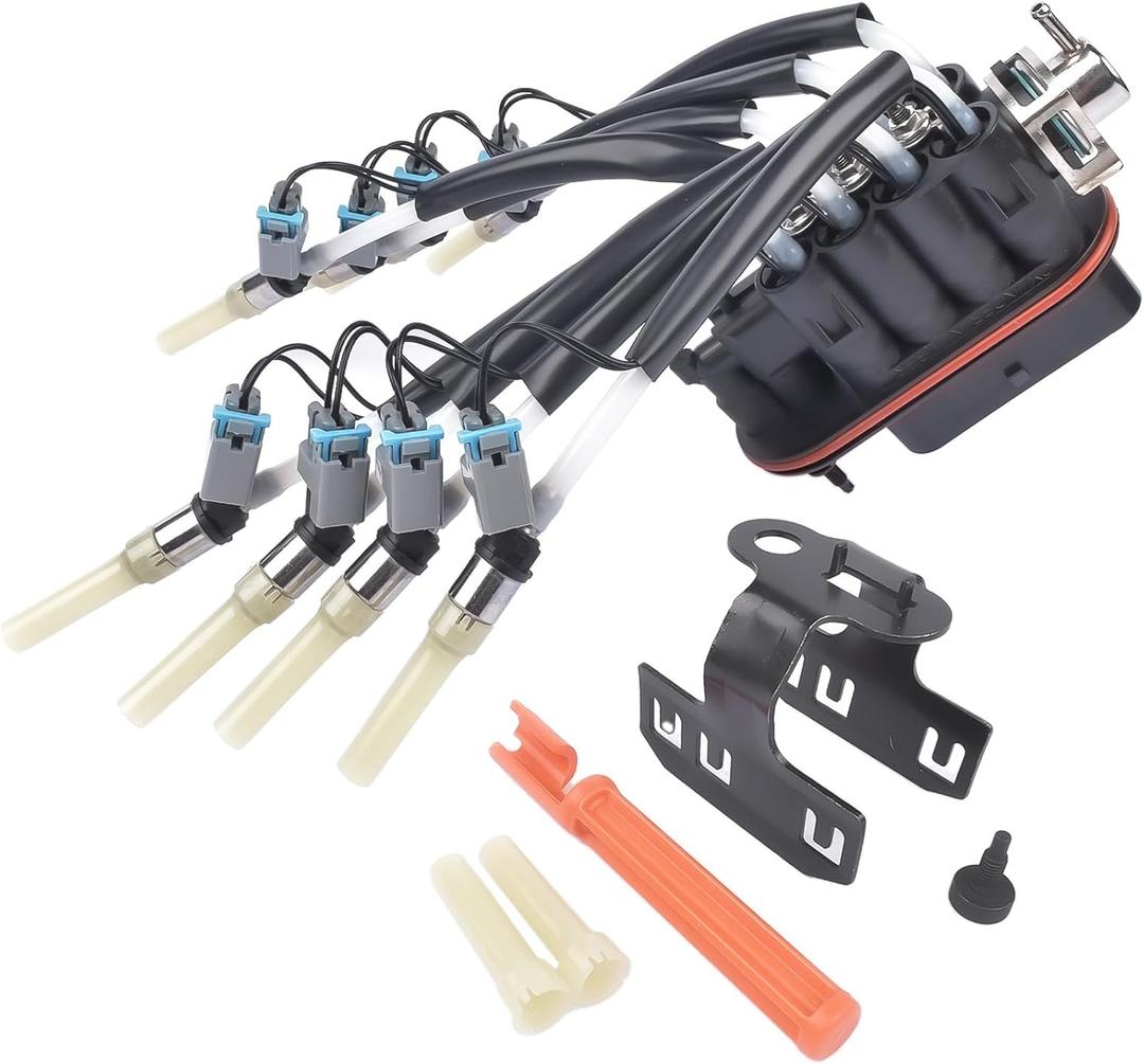 GELUOXI Fuel Spider Injector Replacement for Chevy C/K Suburban Express GMC Savana 1500 2500 Yukon 5.0 5.7L 2173029 25340347 17114163