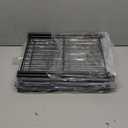 SUFAUY 3-Tier Shoe Rack, Closet Metal 33" Wide Shoe Rack Organizer Heavy Duty, Stackable, Black