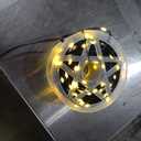 Joiedomi 600 LED Christmas Lights Outdoor,198 FT Warm White Christmas Tree Lights with 8 Modes Timer,PVC Green Wire String Lights with Reel for Indoor Outdoor Holiday Xmas Eve Night Decorations