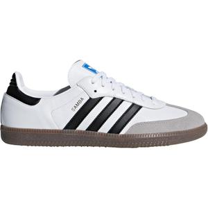 adidas Samba OG Mens Shoes, Cloud White/Core Black/Gum, Size 6