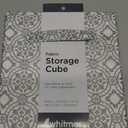 Whitmor Tile Collapsible Storage Cube, 11 in 
