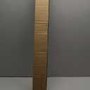 Wood Double Curtain Rods Set for Windows 36 to 72 Inches (3 to 6 ft), Adjustable Heavy Duty Dual Drapery Rods, 1 Inch Boho Rustic Decorative Design with Imitation Wood Grain Leaf Finials