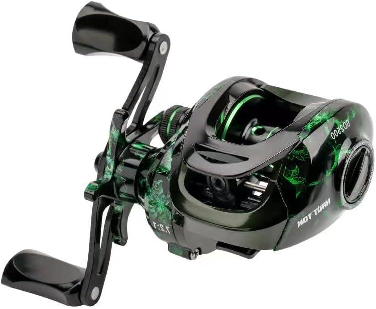 Fishing Baitcasting Reel, Baitcaster Fishing Reels with 18+1BB Stainless Steel Ball Bearings,Magnetic Braking System for Fishing Saltwater Freshwater