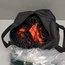 Golf Net: 10x7ft Heavy Duty Golf Practice Net for Indoor/Outdoor Training, Portable Golf Hitting Net with Carry Bag, Ideal Golf Training Aid for Golfers Backyard Driving Chipping Swing (Standard), Black/Red