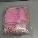Feliz Dia De Las Madres Decorations Spanish Mothers Day Plates and Napkins Folks Knives and Spoons for Dia De Las Madres Party Supplies Decorations, Serve 12 Guests