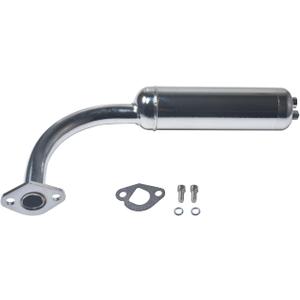 Exhaust with Muffler for Predator 212cc 196cc 6.5HP Go Kart Mini Bike for Coleman CT200U BT200X CT200u-ex Mini Bike for Honda GX160 GX200 Go Kart