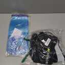 Lightweight Hydration Backpack, Running Backpack with 2L Water Bladder, Hydro Water Daypack for Cycling Hiking Rave for Men Women (Black)