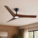 Skylike 52'' Modern Large Ceiling Fan with Light and Remote for Living Room