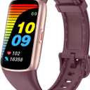 Fitness Tracker with 24/7 Heart Rate, Blood Oxygen, Sleep Tracker, 1.47''Waterproof Fitness Watch, Activity Tracker with Step Tracker for Women Men (Bordeaux)
