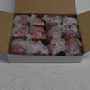 Jenaai 12 Pcs 2.36 Inch Red Glass Christmas Ball Ornaments Vintage Christmas Tree Decorations Mercury Glass Hanging Ornaments for Trees Xmas Holiday Party Garland DIY Craft Supplies, 6 Style