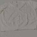 Arach&Cloz Women's Lightweight Summer Business Casual Cropped Short Sleeve Cardigan (XX-Large, Off-white)
