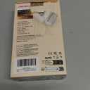 Electric Feet Callus Removers Rechargeable,Portable Electronic Foot File Pedicure Tools, Electric Callus Remover Kit,Professional Pedi Feet Care Perfect for Dead,Hard Cracked Dry Skin (001-white)