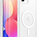 SPIDERCASE for iPhone 16e Case for iPhone 17e Case, Magnetic Translucent Matte Case with 2PCS Tempered Glass Screen Protector Slim Phone Case for iPhone 16E/17E 6.1'', Matte Clear | Magnetic, Translucent, Anti-Fingerprint, Anti-Scratch
