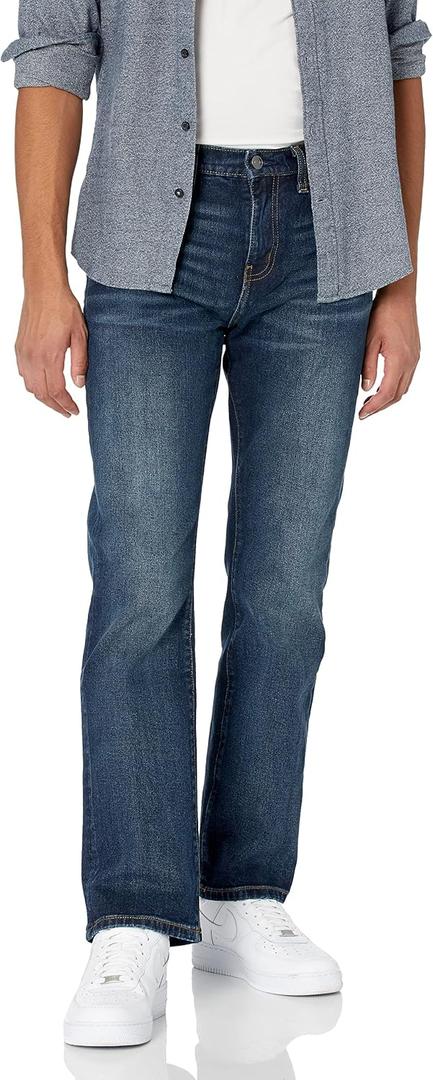 Amazon Essentials Men's Straight-Fit Bootcut Jean - Discontinued Colors, Size 35W x 34L