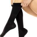On the Go Women's Trouser Socks (1 Pair Pack, Black) (Black)