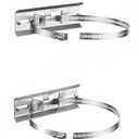 QILIPSU Pole Mounting Kits, 304 Stainless Steel 6.9" x 1.9" Brackets with Adjustable 28 Inch Clamps for Electrical Boxes, Devices, and Outdoor Applications