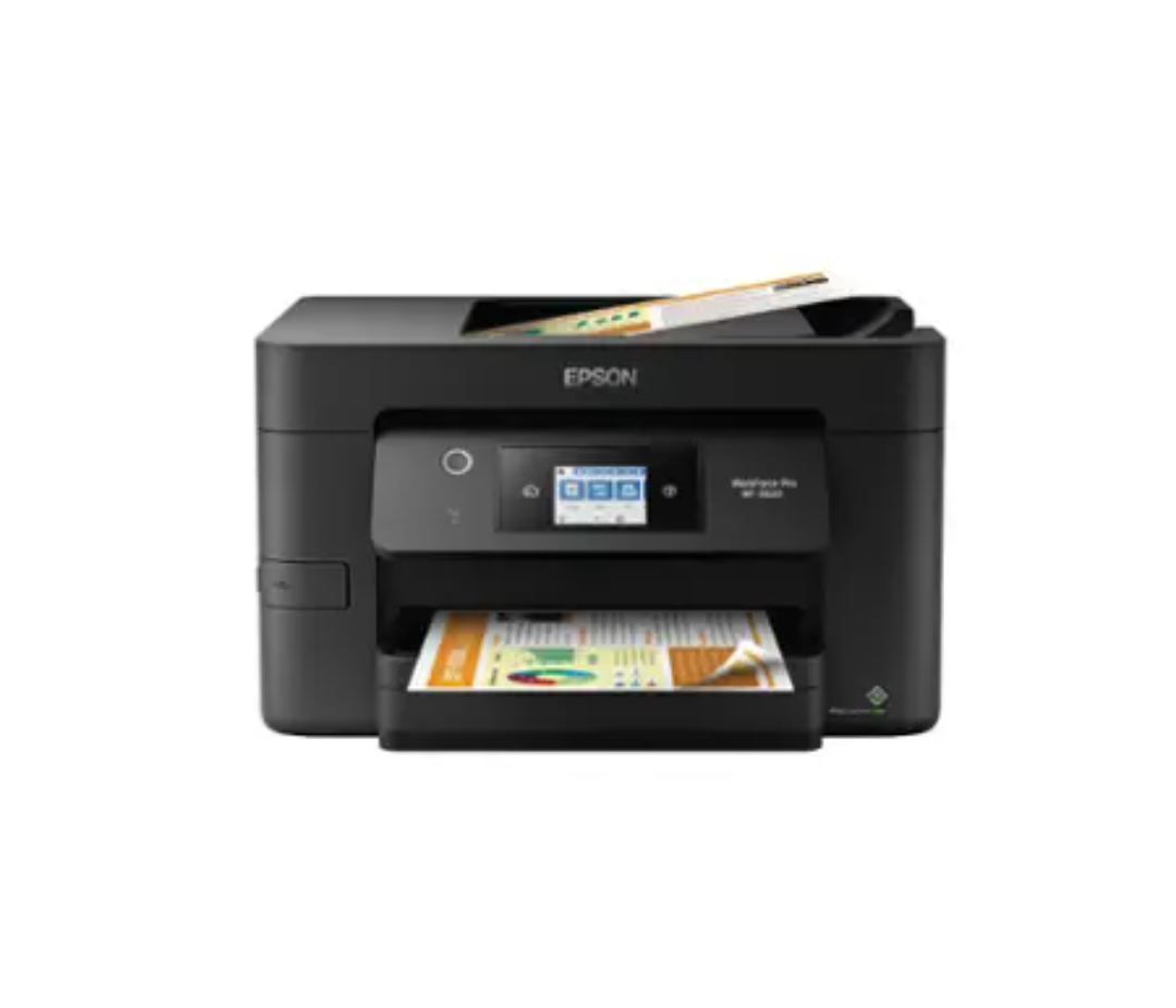 Epson - WorkForce Pro WF-3820 Wireless All-in-One Printer - Black