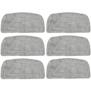 Kaxich 6 Pack Steam Mop Pads Compatible with GorFanty GF-6610B GF-6610, Neugo NE033 NE033M Steam Mop, Washable Microfiber Steam Mop Replacement Pads