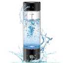 MOVOVA Upgrade Hydrogen Water Bottle, 3Min 2200PPB Rapid Hydrogen Water Generator -SPE PEM Tech, 14OZ Portable Hydro Water Machine, Health Care Gifts for Husband, Wife, Family, Friends