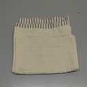 MIULEE Grey and Beige Patchwork Farmhouse Pillow Covers 12x20 Inch, Pack of 2 Striped Linen Decorative Modern Accent Pillow Cases for Sofa Couch Bedroom