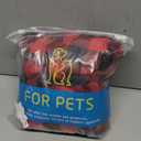 KOOLTAIL Plaid Dog Hoodie Pet Clothes Sweater with Hat and Pocket for Small Medium Large Size Dogs, Soft Winter Warm Dog Cold Weather Coat, Fleece Fall Dog Hooded Sweatshirt for Puppy Cats, Red XXL