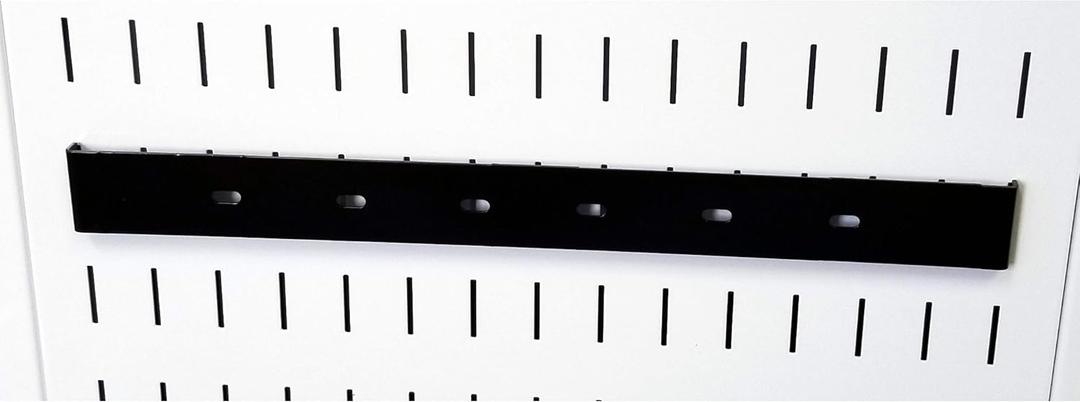 Wall Control 14in Accessory Hanger Tool Holder Bracket Pegboard Accessory Pegboard and Slotted Tool Board - Black