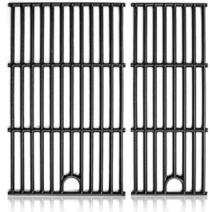 Uniflasy Cast Iron Cooking Grates fits CharBroil 2-Burner 463630021 463655021 463655421 463655621,Grids for Charbroil 463660421 463654022 463660021 463644220 463632320 Replacement Grill Grates