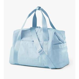 BAGSMART BAGSMART Gym Bag for Women, Carry on Weekender Overnight Bag, Travel Duffel Bags with Trolley Sleeve, Personal Item Travel Bag Tote Bag Workout Dance Bag(Light Blue,Medium)