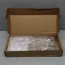 6 Pack Clear Acrylic Balloon Stand Kit, 23.6 Inch Reusable Balloon Sticks Holder with Base Perfect for Tabletop Centerpiece Party Event Decorations (23.6" 6 Pack)