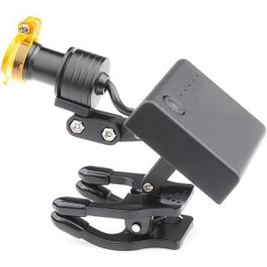 5W LED Light Cordless Headlamp Headlight with Optical Filter for Binocular Loupes Glasses Headlamp for Loupes Clip-on Type 4 Level Adjustable