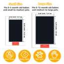 4-Pack Baby Inkless Hand and Footprint Kit Paw Nose Print Kit for Dogs Cats Pets Clean Touch Ink Pad for Baby Pets Newborn Keepsake Mess-Free Ink Pad