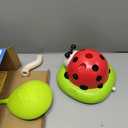 5 in 1 Musical Jump Toys, Toss Ring Game Stomping Launch Rocket Launcher for Kids, Obstacle Avoidance & Jump Squating Toy Games Remote Control Outdoor & Indoor Toys for Ages 4-8 8-13