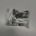 Antrader Solid Steel Matte Black Floating Shelf Brackets, 3-Inch Rustproof Blind Shelf Supports (Small), Screws and Wall Plugs Included for DIY Project Set of 4