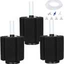 Bio Sponge Filter for Betta Fry Aquarium Fish Tank Up to 60 Gallon Each, 3-Pack (L)