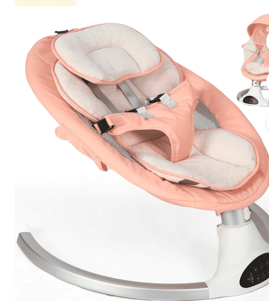 Baby Swing For Infants , Baby Auto Swing, Pink