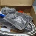 Generator Exhaust Extension Silencer Kit with Upgraded 304 Stainless Steel Flex Pipe Hose and Muffler Reduce Noise by 50% Three Adapters&Mounting Plate Universally Fit for All Portable Generators