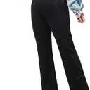 Plus Size Women's Wide-Leg Dress Pants - High Waisted Capri for Business Casual,Work Clothes for Office (XXL)