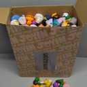 JOYIN 240 Pcs Rubber Ducks, Random Assortment Ducks Bulk with Mesh Carry Bag, Mini Rubber Duckies for Baby Bath Toys, Kids Toddler Summer Pool Toys Birthday Gifts Party Favors
