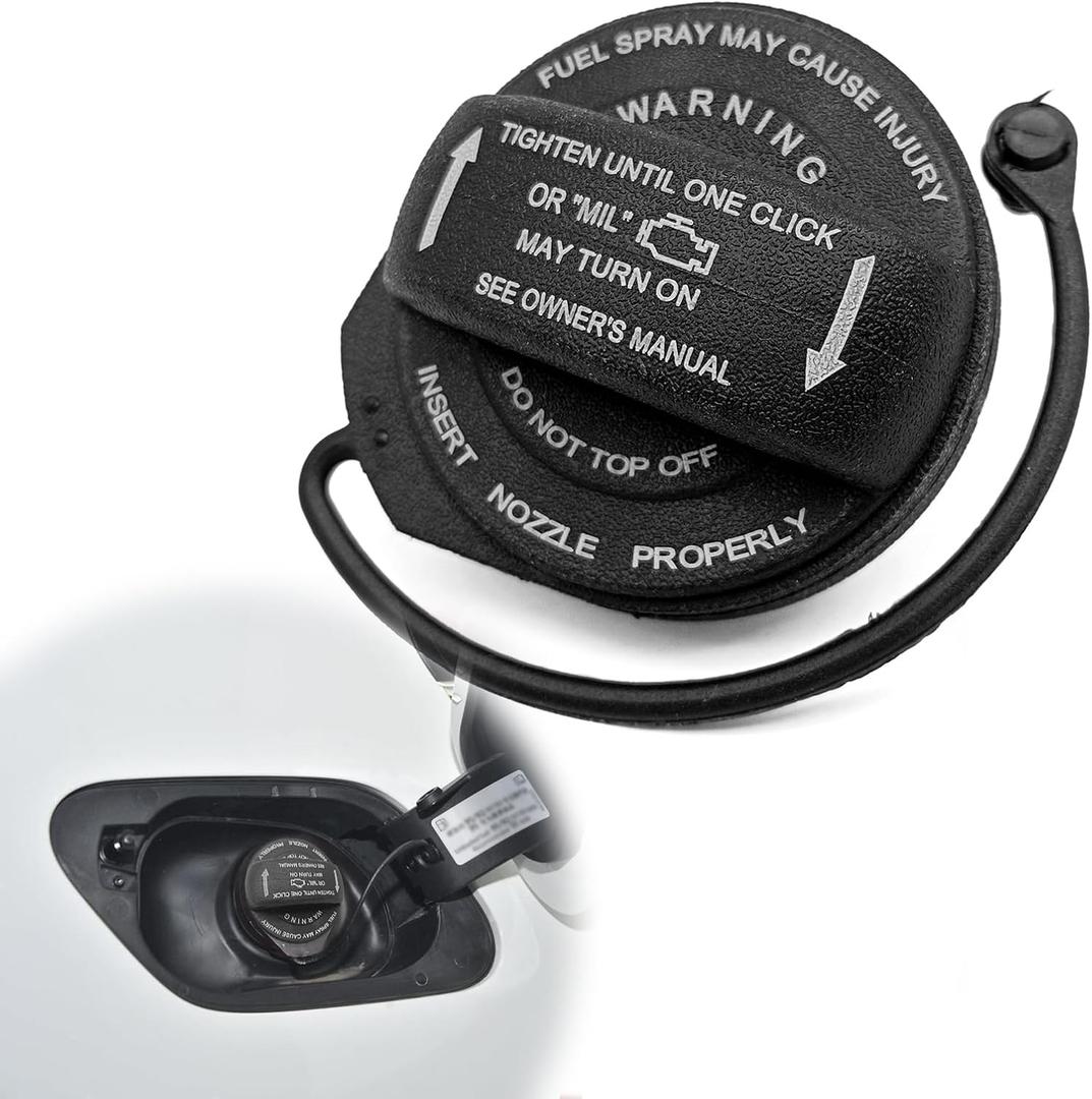 Gas Cap Fuel Cap, Compatible with Volkswagen 2011-2020 VW Jetta 2015-2020 VW GTI 2015-2020 VW Golf 2018-2020 VW Tuguan, Replace 5C0201550T 8K0201550N 5Q0201550L 3C8201550E