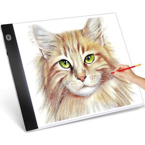 Guiseapue A4 Diamond Art Light Board, Ultra-Thin Light Pad for Painting, Light Table Tracing Light Box for Drawing, Tattoo, Weeding Vinyl, Sketching, Painting Accessories Gifts for Her, Kids, Him